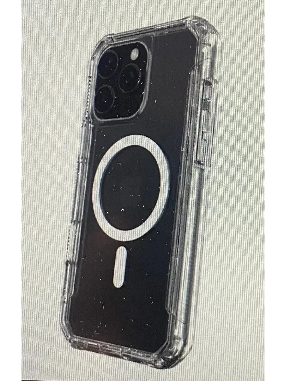 Onn Rugged Phone Case for iPhone 16 Pro Clear